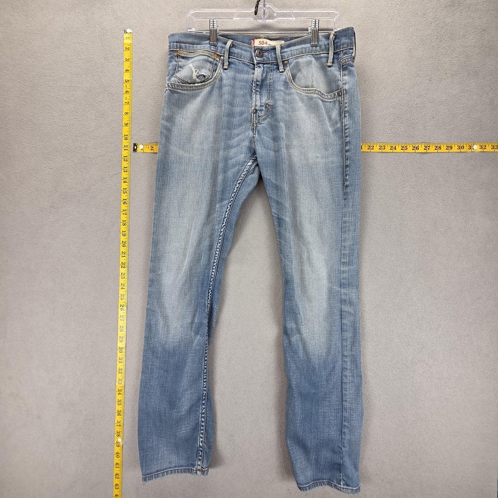 Vintage Levis Engineered‎ Jeans Womens 30x32 Blue 504 Straight Zip Fly